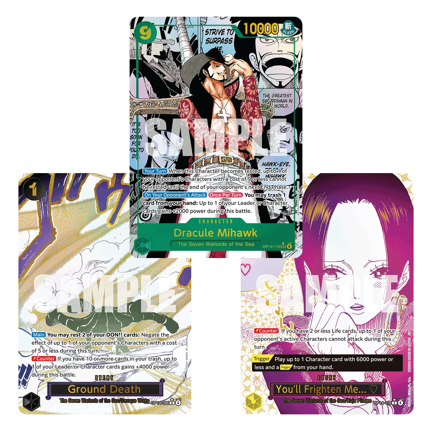 One Piece Card Game: English OP- The Azure Sea's Seven