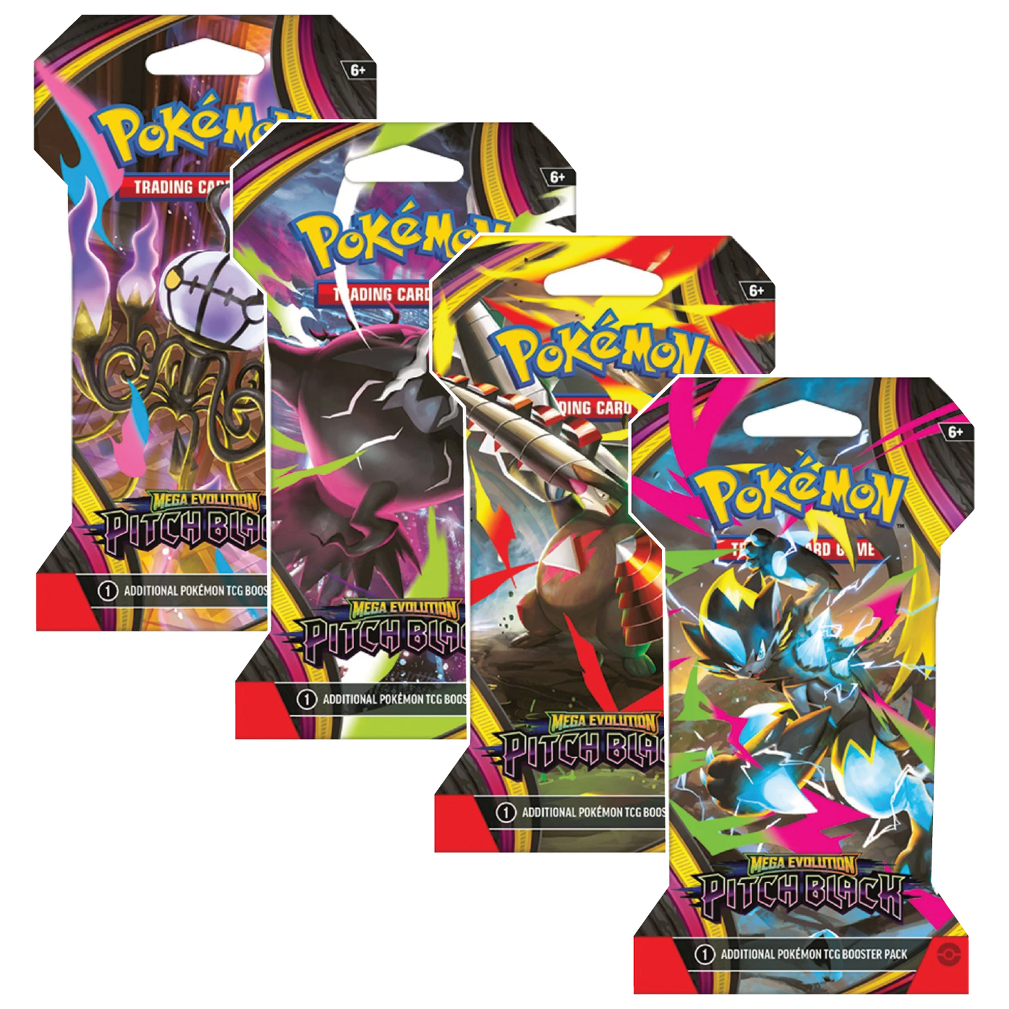 Pokemon TCG: Mega Evolution | Pitch Black Sleeved Booster Pack