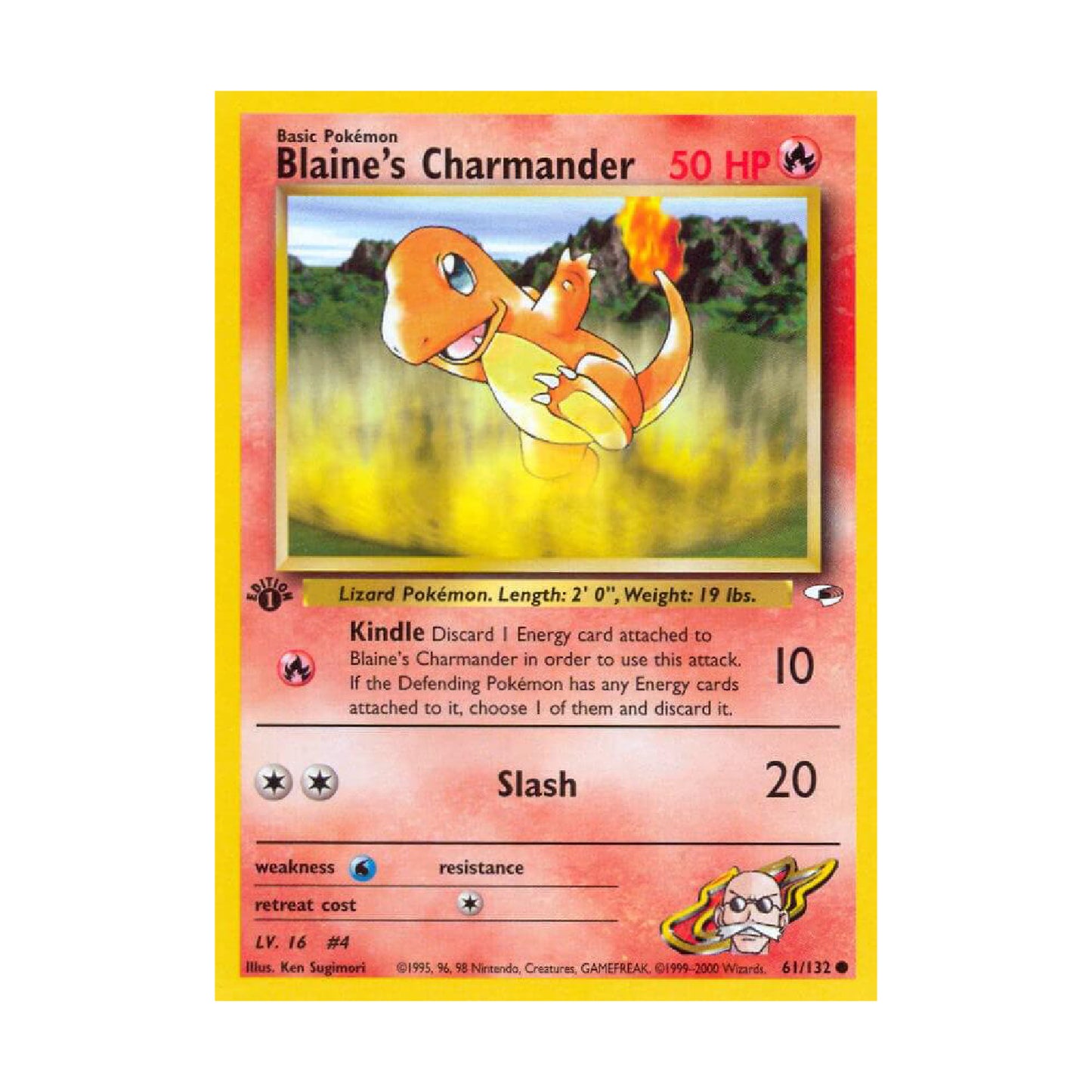 Pokémon TCG: Gym Heroes - First Edition: Blaine's Charmander 61/132 (English) (Single)