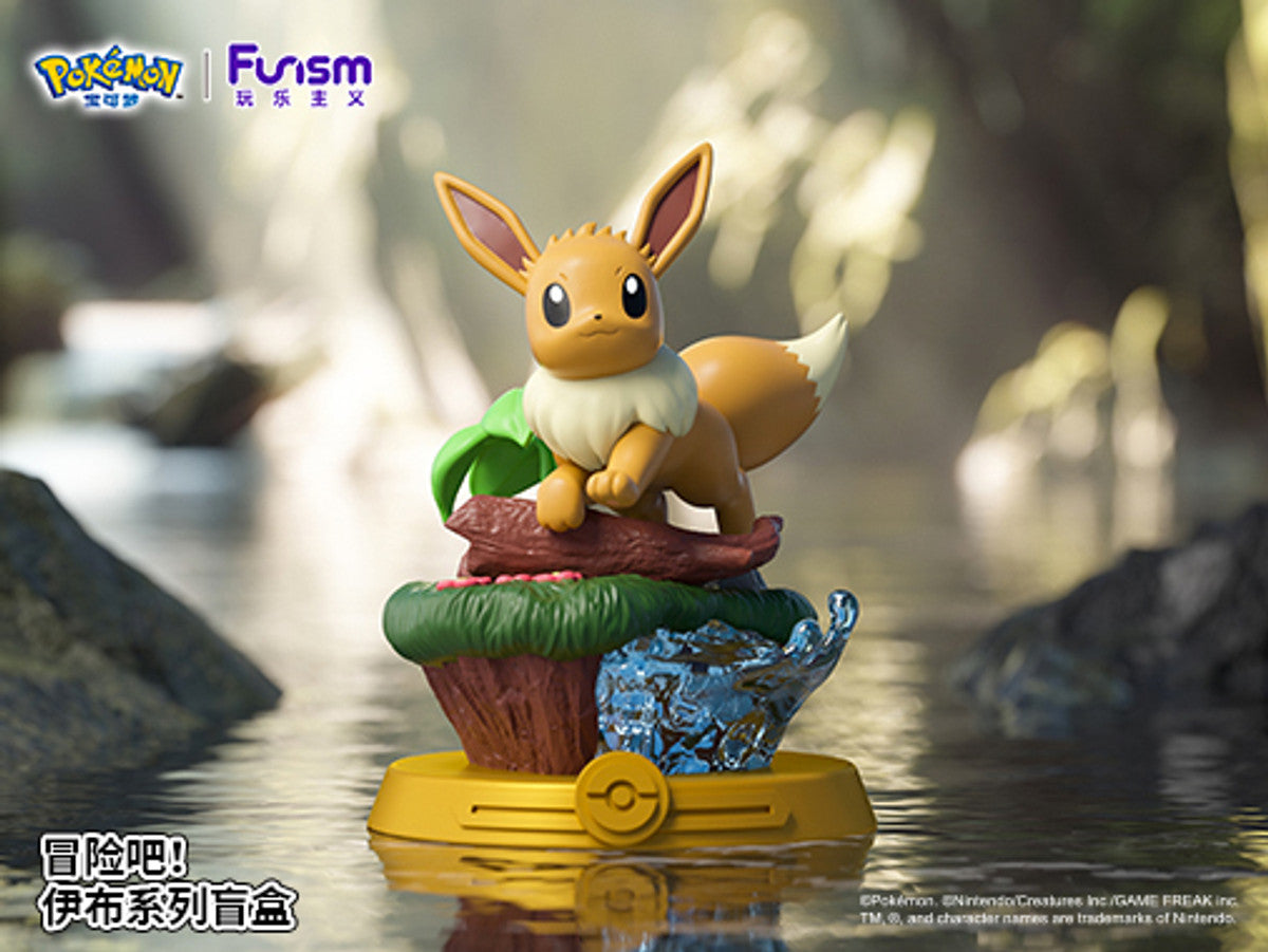 Pokémon Eevee Figurines: Mystery Eevee Box (1 Random Eevee or Eeveelution Figurine, Chinese) LIVE OR SEALED