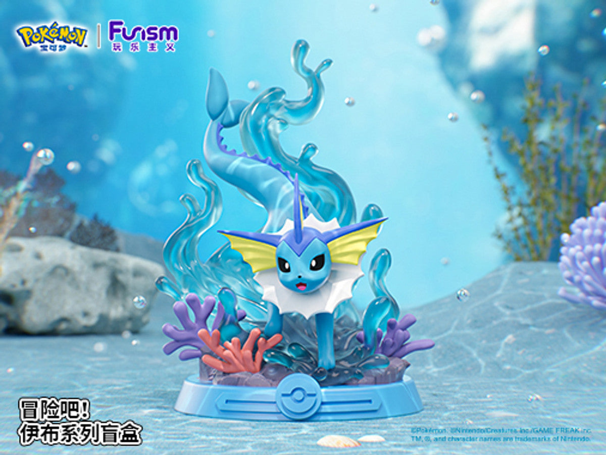 Pokémon Eevee Figurines: Mystery Eevee Box (1 Random Eevee or Eeveelution Figurine, Chinese) LIVE OR SEALED