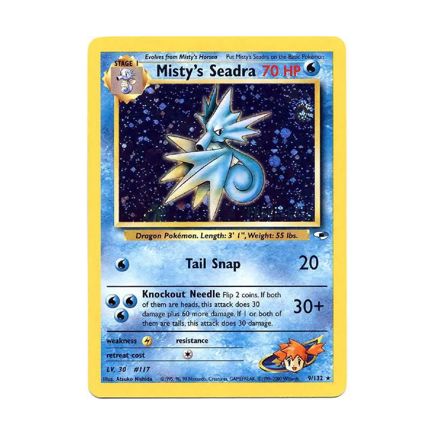 Pokémon TCG: Gym Heroes - Misty's Seadra 9/132 (English) (Single)