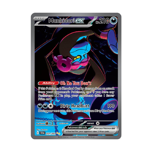 Pokémon TCG: Shrouded Fable - Munkidori ex 091/064 (English)