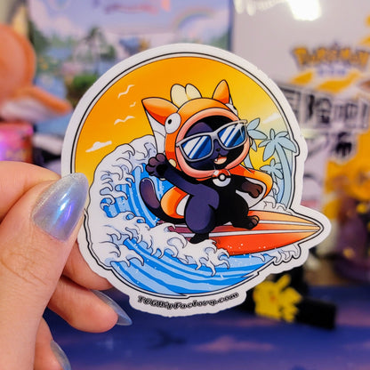 Cat Sticker Series: Mochi's Summer!