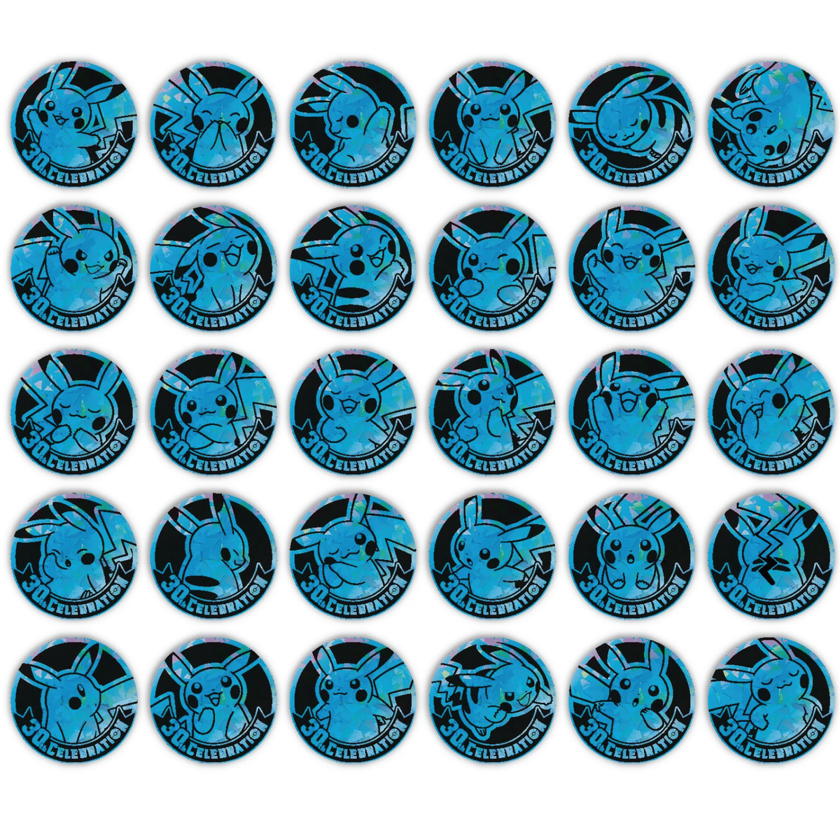 Pokémon TCG: Chinese 30th Celebrations Coin Set (3 Packs, 2 Coins)