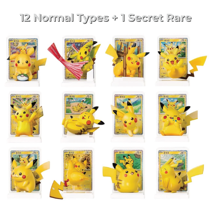 Pokémon TCG: Chinese 30th Celebrations Pikachu Dream Figure Box (1 Figurine, Matching Card, 1 Pack)