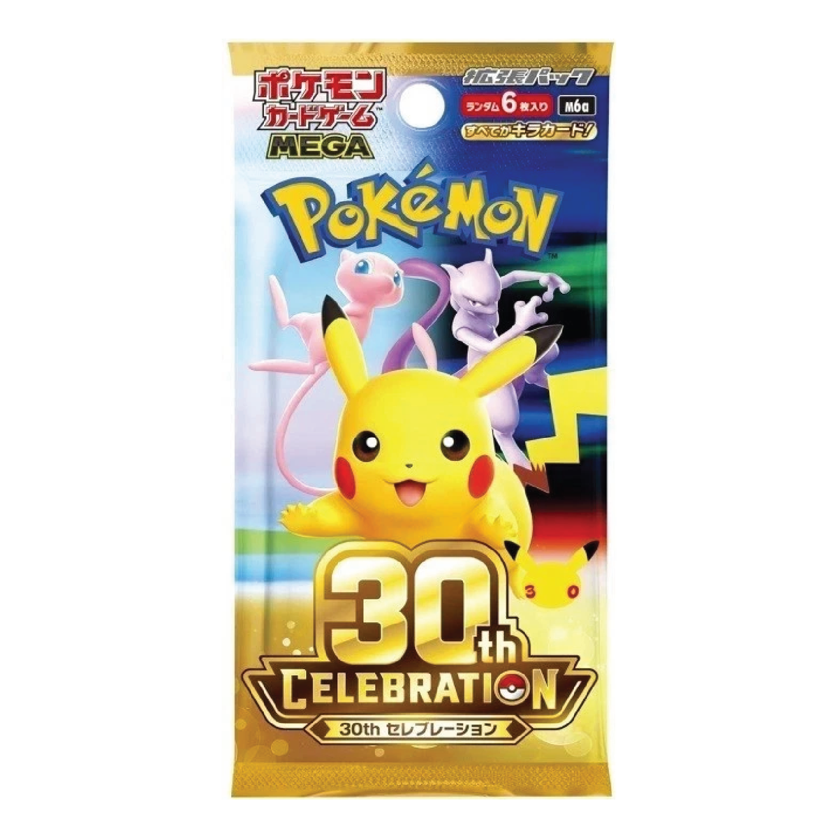 Pokémon TCG: Japanese 30th Celebrations Booster Box (20 Booster Packs)