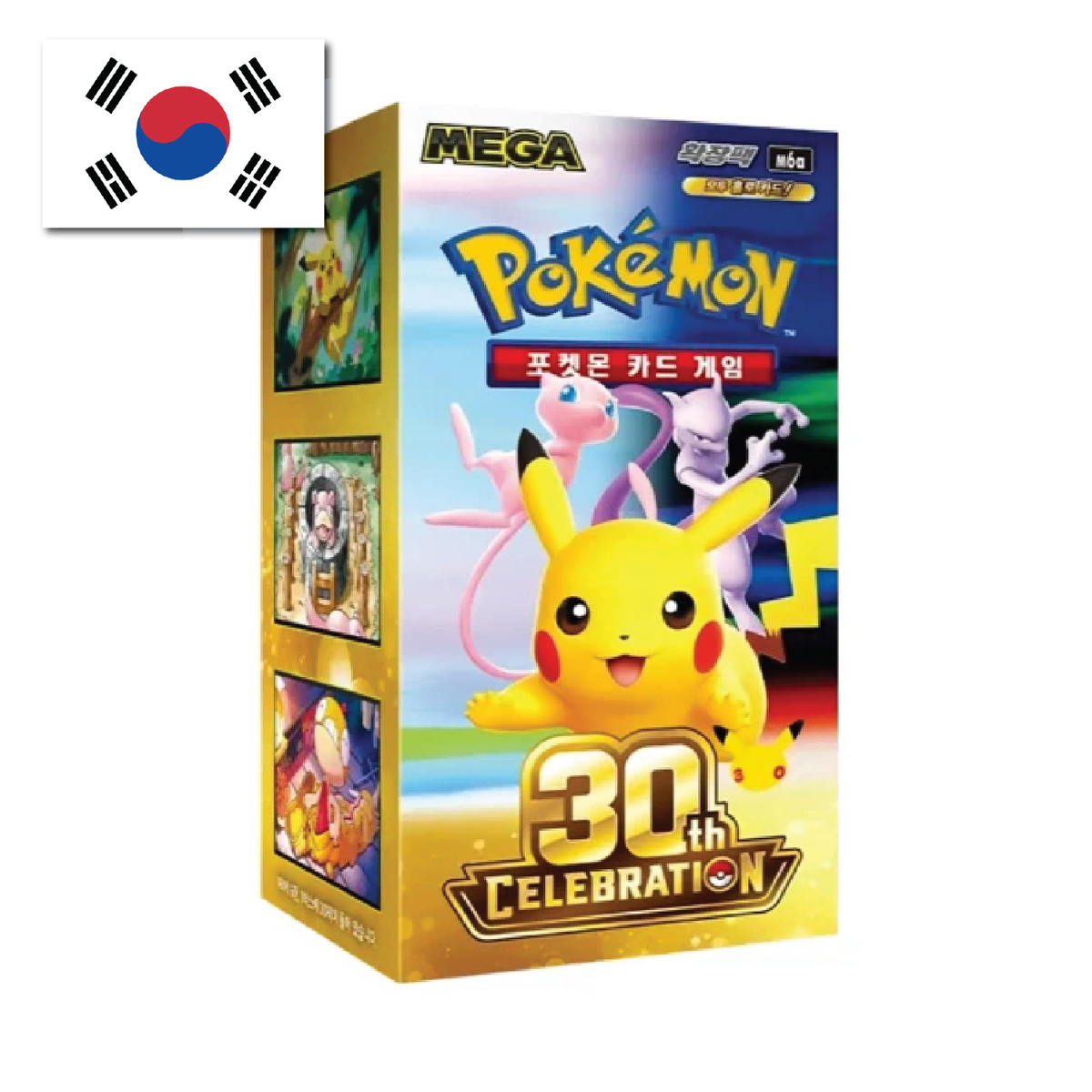 Pokémon TCG: Korean 30th Celebrations Booster Box (20 Booster Packs)
