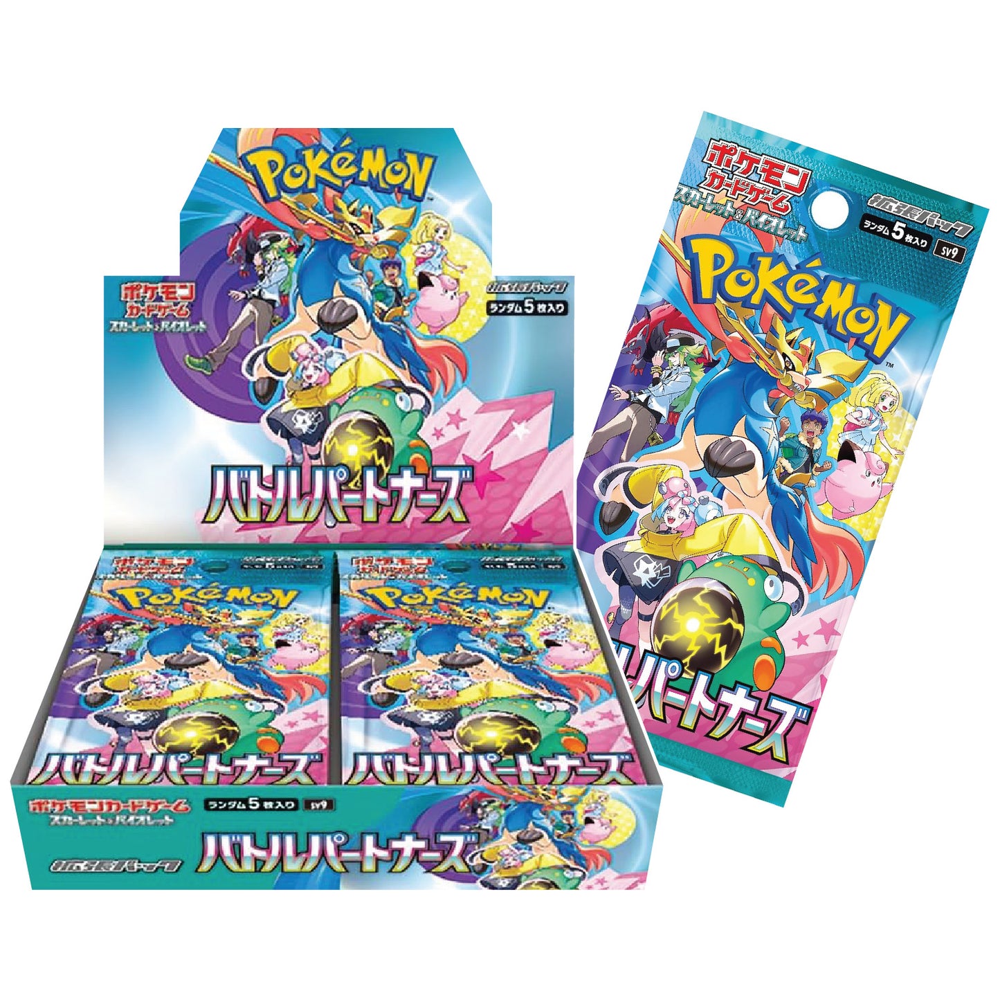 [LIVE] Pokémon TCG: Japanese Expansion - Battle Partners Booster Box (30 Booster Packs)