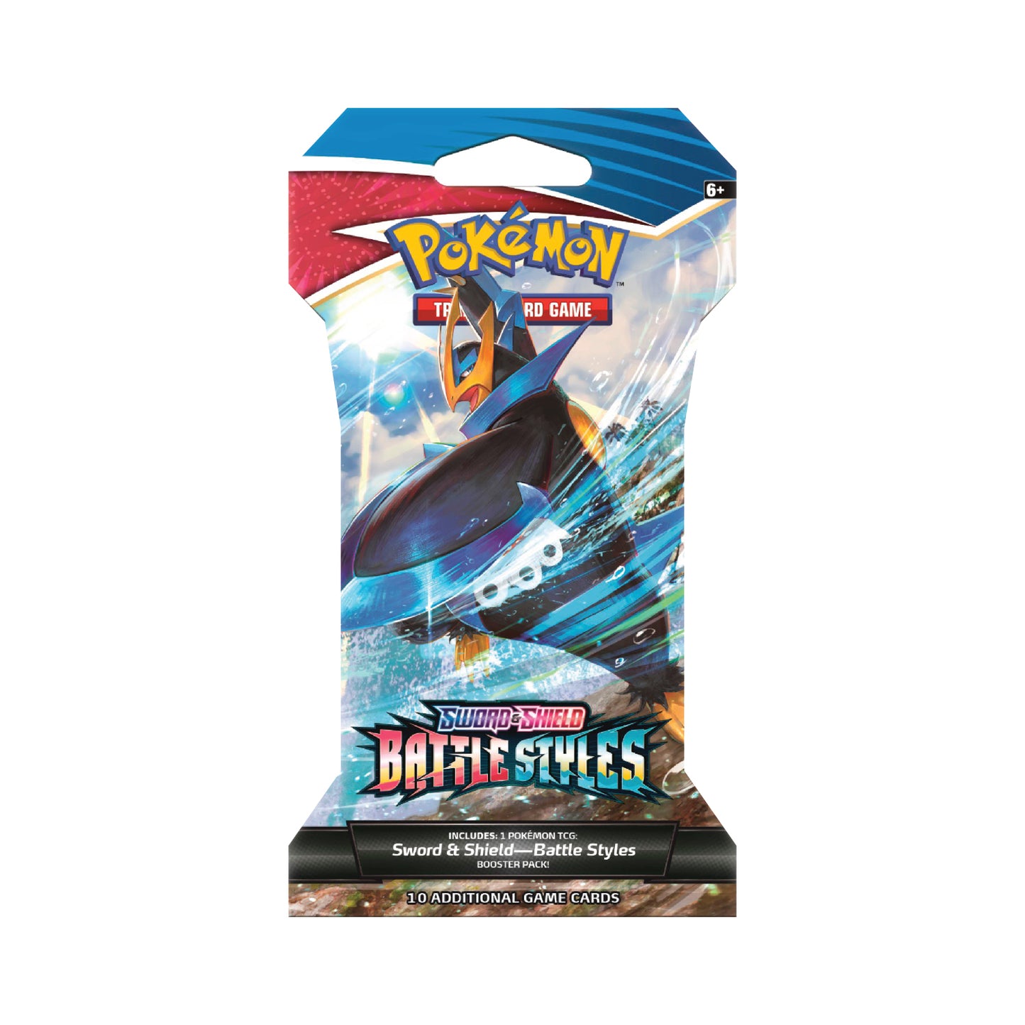 Pokémon TCG: Sword & Shield - Battle Styles Sleeved Booster Pack (10 cards per pack)