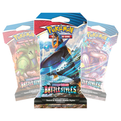 Pokémon TCG: Sword & Shield - Battle Styles Sleeved Booster Pack (10 cards per pack)