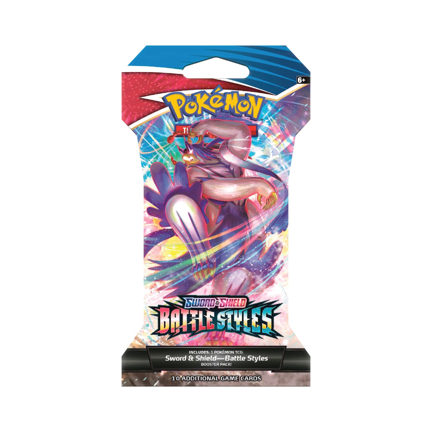 Pokémon TCG: Sword & Shield - Battle Styles Sleeved Booster Pack (10 cards per pack)