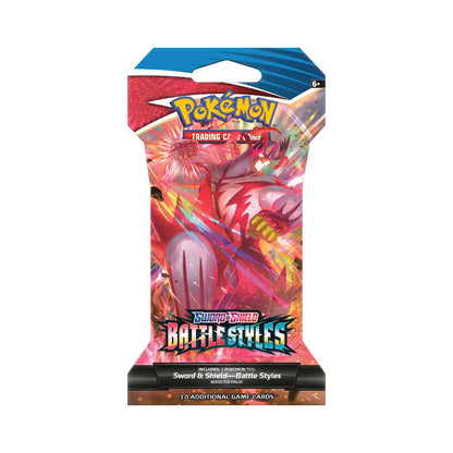 Pokémon TCG: Sword & Shield - Battle Styles Sleeved Booster Pack (10 cards per pack)