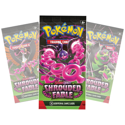 [LIVE] Pokémon TCG | Scarlet & Violet: Shrouded Fable - FIVE Booster Packs (5 packs, 10 cards per pack)