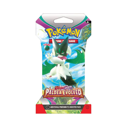 Pokémon TCG | Scarlet & Violet: Paldea Evolved - One Sleeved Booster Pack (10 cards per pack)