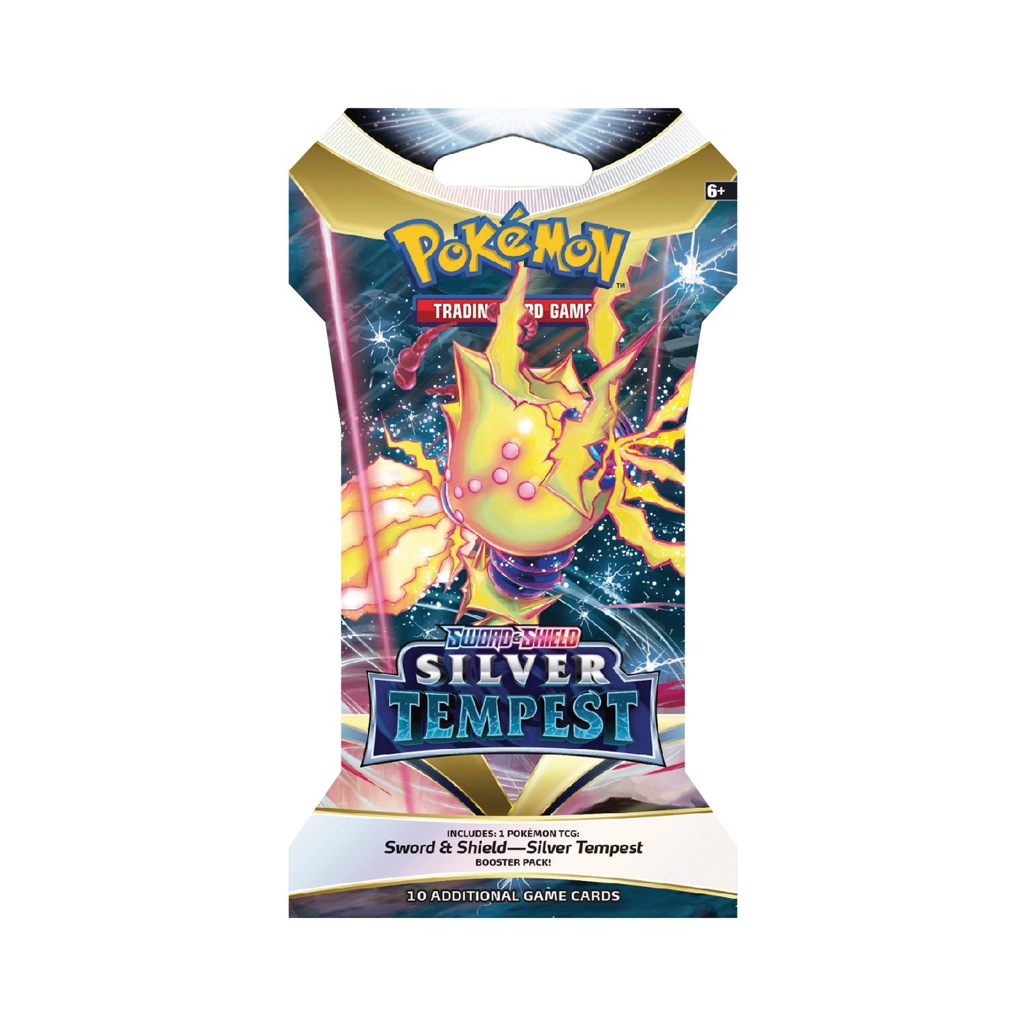 Pokémon TCG | Sword & Shield: Silver Tempest - One Sleeved Booster Pack (10 cards per pack)