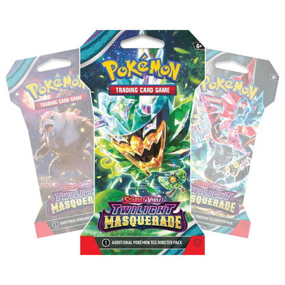 Pokémon TCG | Scarlet & Violet: Twilight Masquerade - One Sleeved Booster Pack (10 cards per pack)