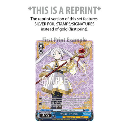 Weiss Schwarz TCG: Frieren Booster Box (REPRINT) English, 12 Packs [LIVE or SEALED]