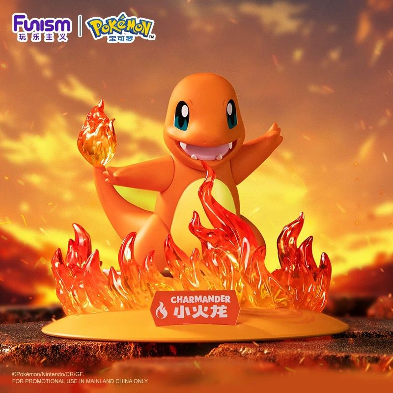Pokémon Figurines: Gengar, Mimikyu, Pikachu, Charmander, Squirtle, Bulbasaur, Magikarp, Mew, Mewtwo, Dragonite, Meowth, Psyduck (Official Pokemon Chinese Product)