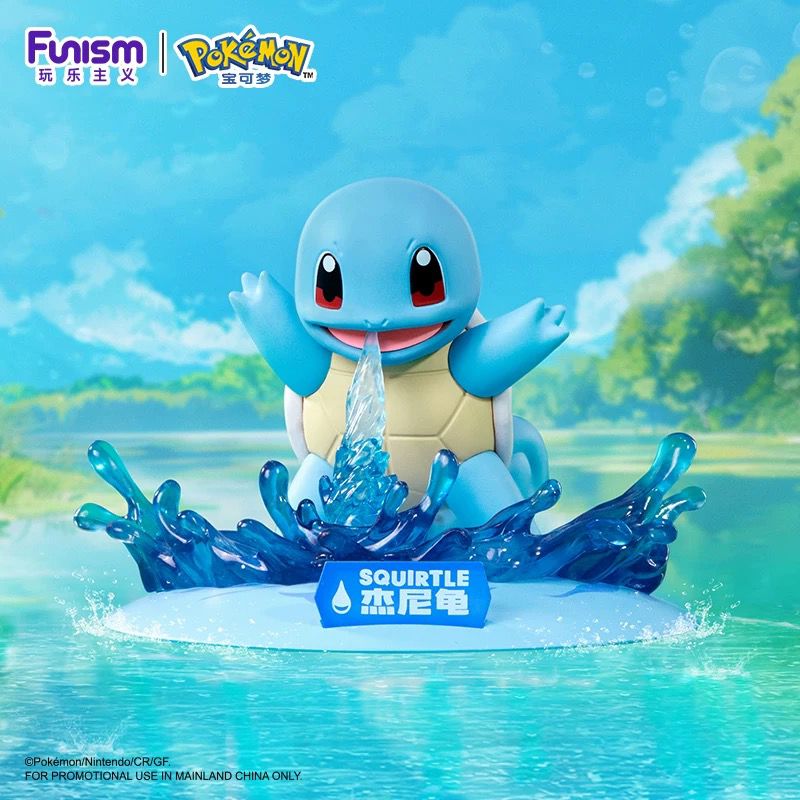 Pokémon Figurines: Gengar, Mimikyu, Pikachu, Charmander, Squirtle, Bulbasaur, Magikarp, Mew, Mewtwo, Dragonite, Meowth, Psyduck (Official Pokemon Chinese Product)