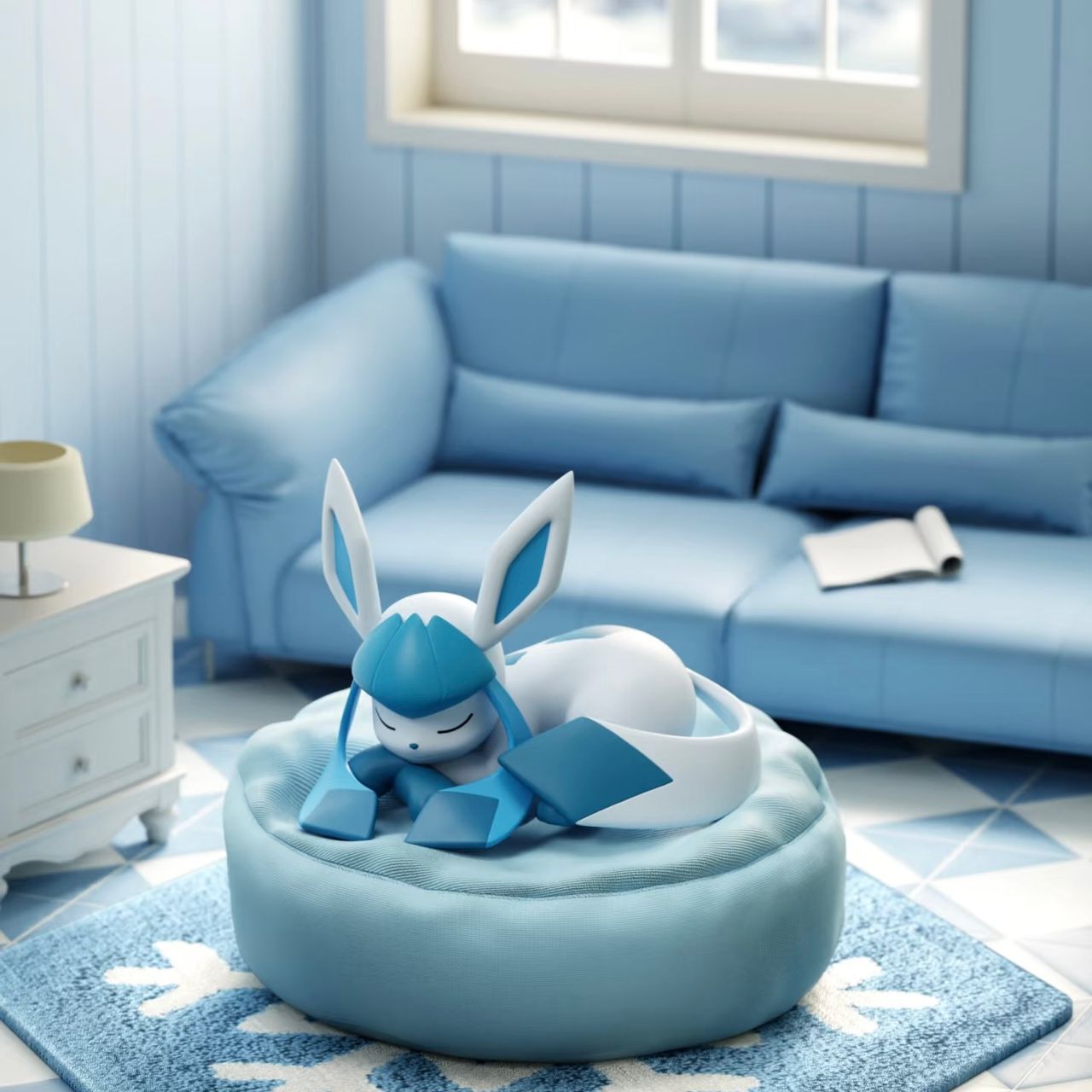 Pokémon Sleepy Eevee Figurines: Mystery Box (1 Random Eevee or Eeveelution Figurine, Chinese) LIVE OR SEALED