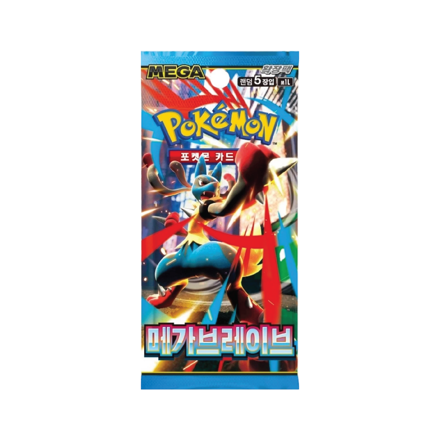 Pokémon TCG: Korean Expansion - Mega Brave Booster Box (30 Booster Packs) [LIVE or SEALED]