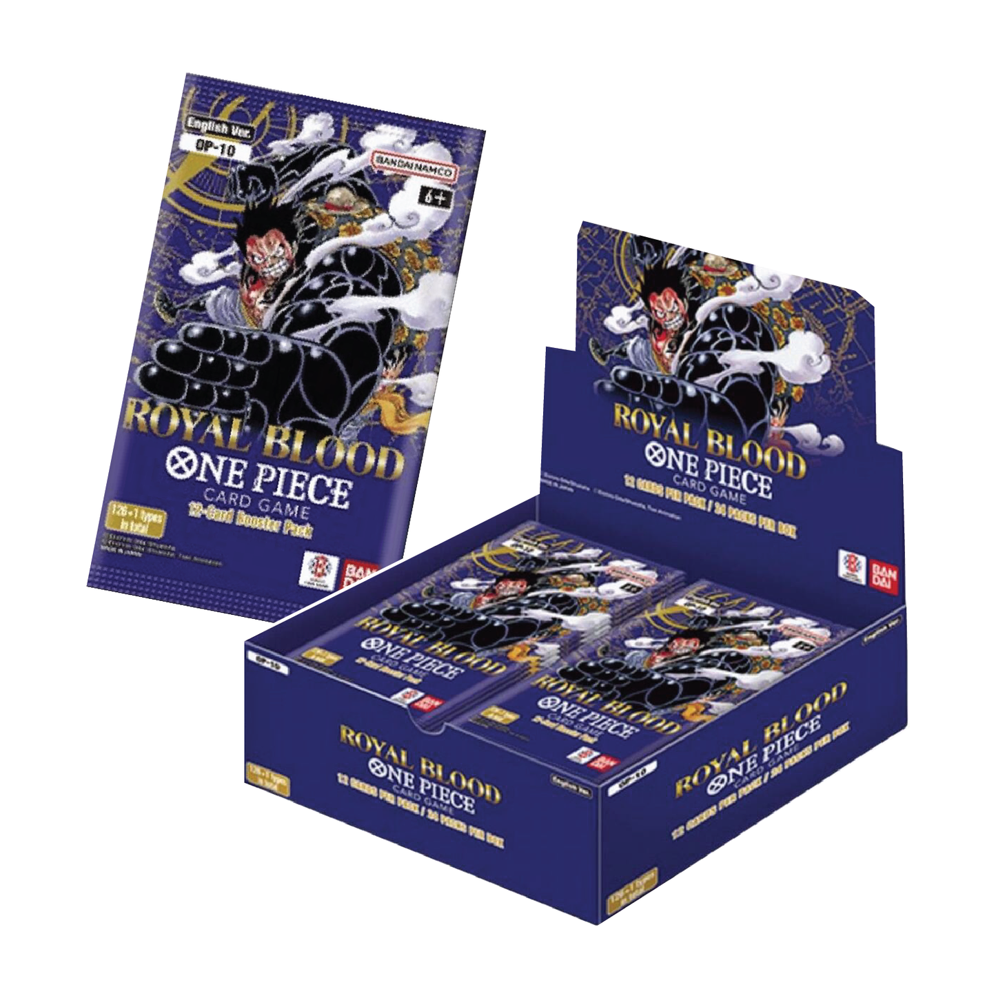 One Piece CCG | English Expansion: Royal Blood Booster Box (OP-10) (LIVE or SEALED) One Piece CCG | English Expansion: Royal Blood Booster Box (OP-10) (LIVE or SEALED)