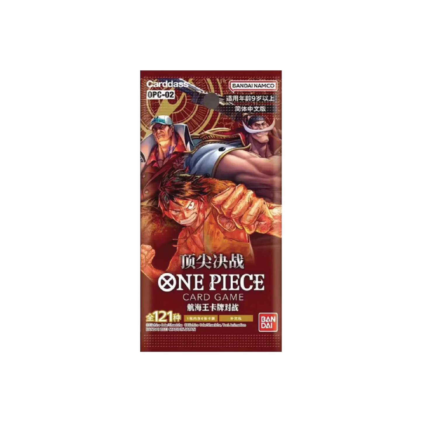 One Piece CCG | Chinese Paramount War (OPC-02) - One Booster Box (24 Booster Packs) [LIVE or SEALED]
