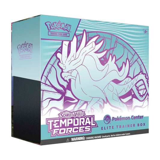 Pokémon TCG | Scarlet & Violet: Temporal Forces - Pokémon Center Elite Trainer Box (Walking Wake)