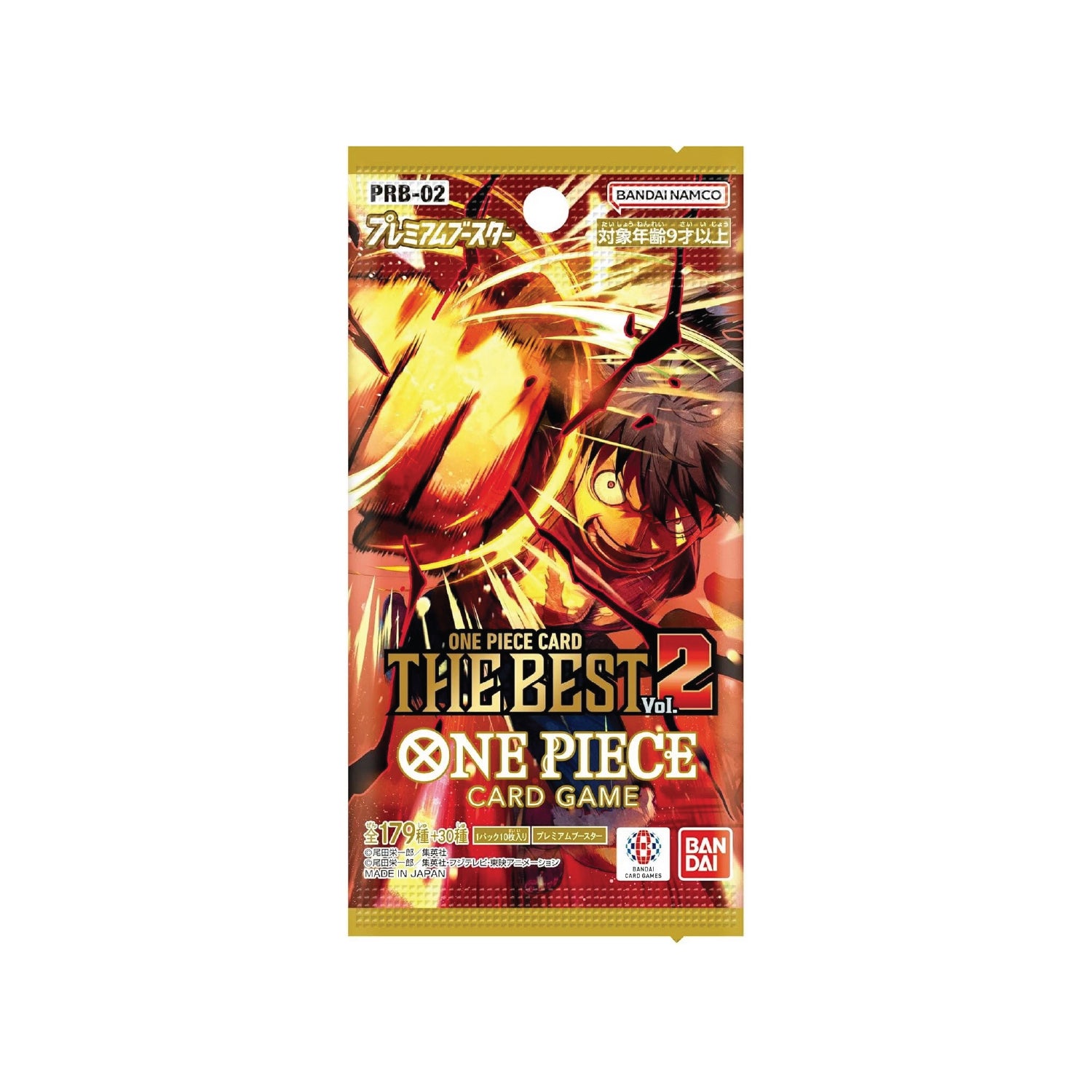 Trading Card Game Booster ONE PIECE Card Game The Best Vol.2 (PRB-02) Booster Box - 10 Packs, 100 Cards Total, Japanese Version PRB-02 Release Date Trading Card Game Booster ONE PIECE Card Game The Best Vol.2 (PRB-02) Booster Box - 10 Packs, 100 Cards Total, Japanese Version PRB-02 Release Date