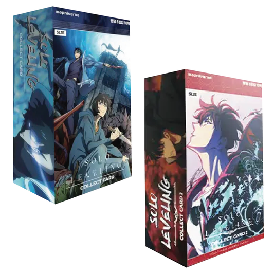 Solo Leveling Booster Box (Mapniverse SL1E OR SL2E, Korean) [LIVE OR SEALED]