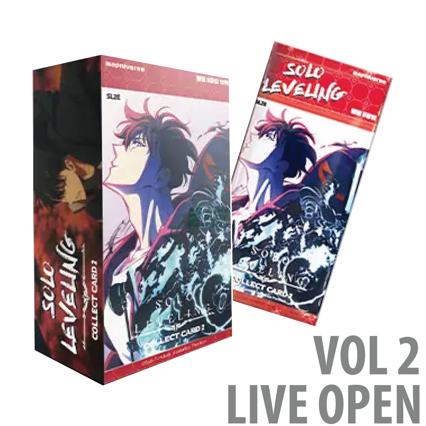 Solo Leveling Booster Box (Mapniverse SL1E OR SL2E, Korean) [LIVE OR SEALED]