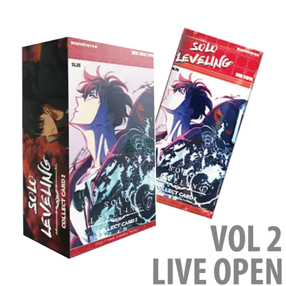 Solo Leveling Booster Box (Mapniverse SL1E OR SL2E, Korean) [LIVE OR SEALED]