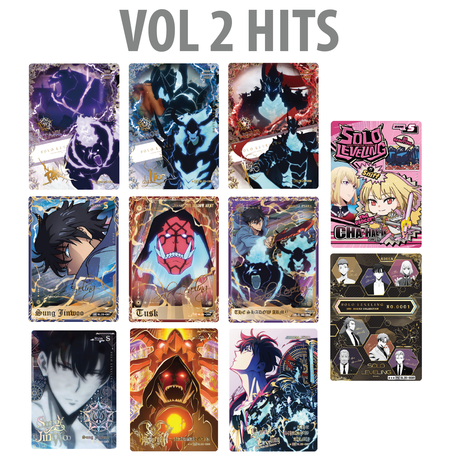 solo leveling booster box Collect Card Korean TCG 10Pack 1Box (Vol.1) : Toys & Games * Please note that you cannot necessarily get all kinds of items in one box Solo Leveling Collect Card Vol.