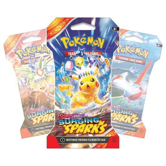 Pokémon TCG | Scarlet & Violet: Surging Sparks - One Sleeved Booster Pack (10 cards per pack)