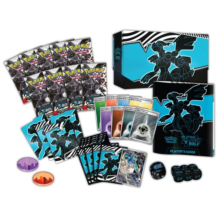 Scarlet & Violet: Black Bolt Elite Trainer Box (ETB) [LIVE or SEALED]