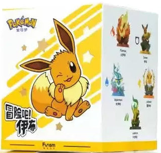 Pokémon Eevee Figurines: Mystery Eevee Box (1 Random Eevee or Eeveelut ...