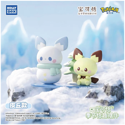 Pokémon Poképeace Seasonal Figure Blind Box (Holly Box, 1 Random Figurine, Chinese)