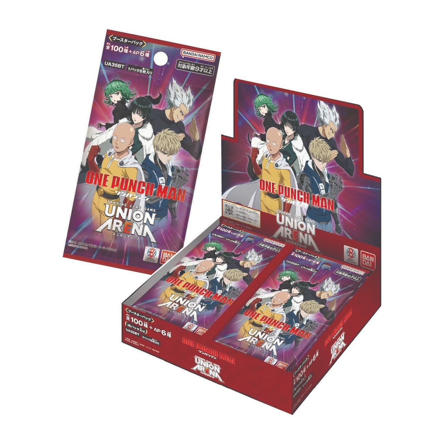 [LIVE] UNION ARENA TCG: One Punch Man Booster Box - Japanese, 16 Packs (UA35BT)