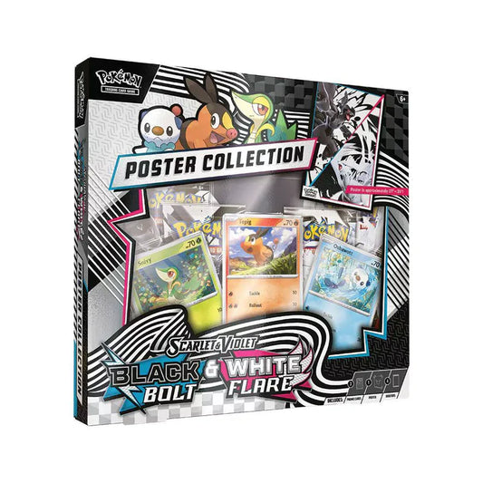 Scarlet & Violet: Black Bolt & White Flare Poster Collection [LIVE or SEALED]