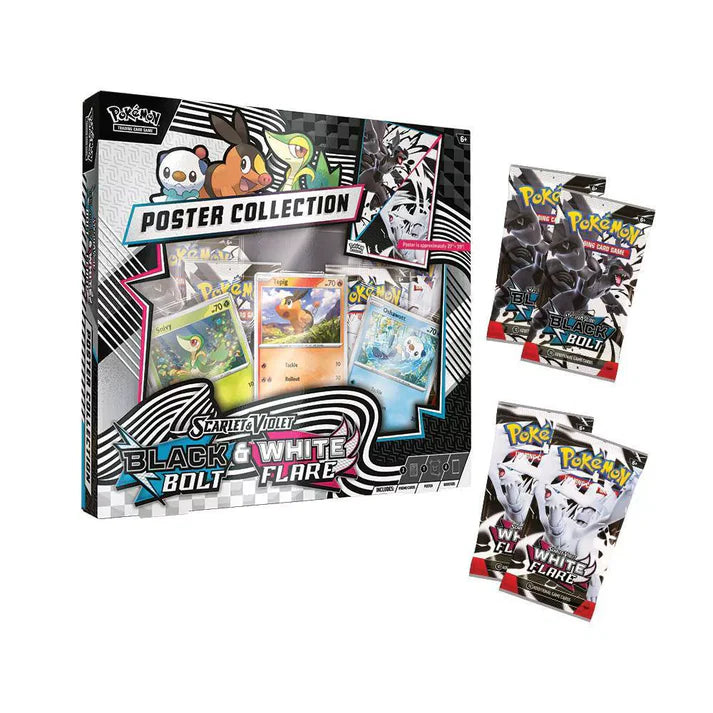 Scarlet & Violet: Black Bolt & White Flare Poster Collection [LIVE or TCG Rip Factory Scarlet & Violet: Black Bolt & White Flare Poster Collection [LIVE or TCG Rip Factory