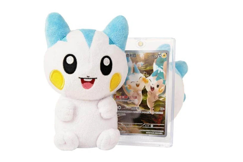 Pokémon Cheek Plush and Card Display: Random Blind Box (Chinese) LIVE OR SEALED