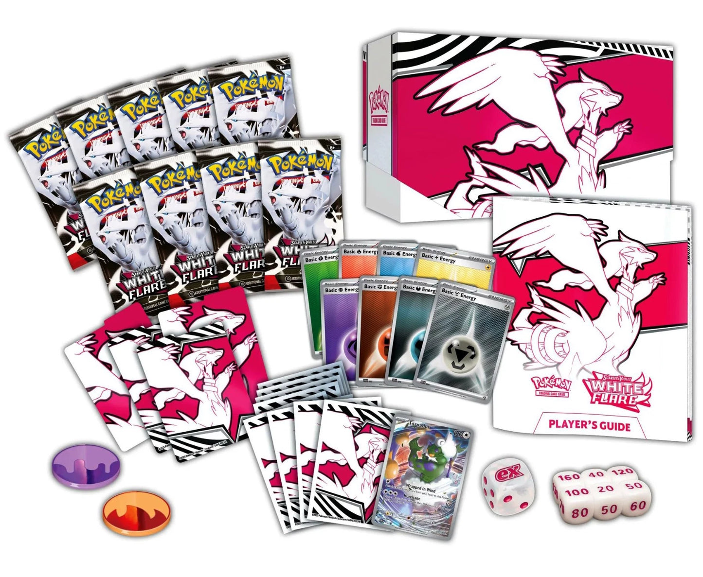 Scarlet & Violet: White Flare Elite Trainer Box (ETB) [LIVE or SEALED]
