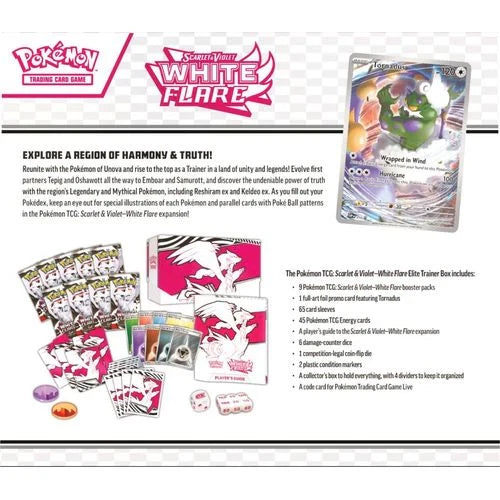 Scarlet & Violet: White Flare Elite Trainer Box (ETB) [LIVE or SEALED]