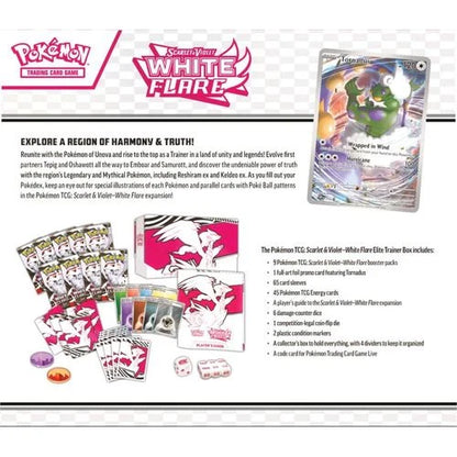 Scarlet & Violet: White Flare Elite Trainer Box (ETB) [LIVE or SEALED]